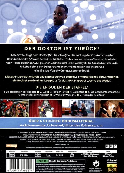 Produktbild: Doctor Who - Staffel 2 (Staffel 15) [4 BRs]