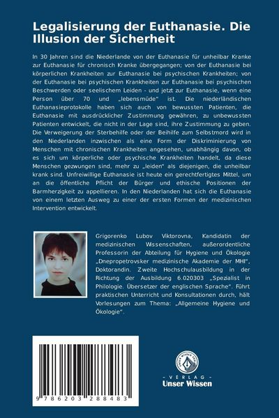 Produktbild: Legalisierung der Euthanasie. Die Illusion der Sicherheit