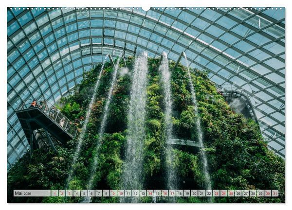 Produktbild: Singapur entdecken (hochwertiger Premium Wandkalender 2026 DIN A2 quer), Kunstdruck in Hochglanz