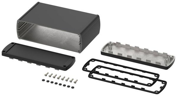 Produktbild: Bopla Alubos ABP 1600 84160100.MT5 Profil-Geh&auml;use 100 x 169 x 52 Aluminium Schwarz 1St.