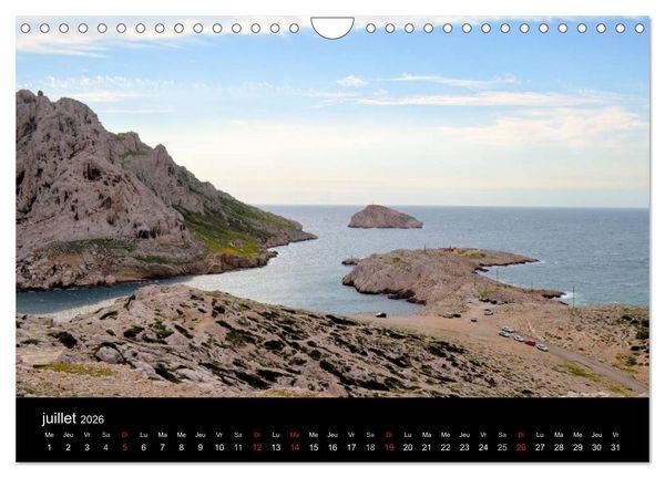 Produktbild: MARSEILLE (Calendrier mural 2026 DIN A4 vertical), CALVENDO calendrier mensuel