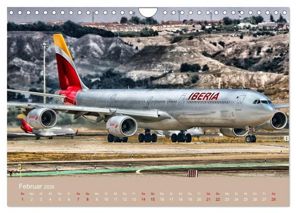 Produktbild: Art of Aviation - Kunstvolle Flugzeuge (Wandkalender 2026 DIN A4 quer), CALVENDO Monatskalender