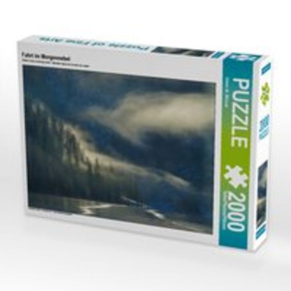 CALVENDO Puzzle Fahrt im Morgennebel 2000 Teile Lege-Größe 90 x 67 cm Foto-Puzzle Bild von Dieter-M. Wilczek
