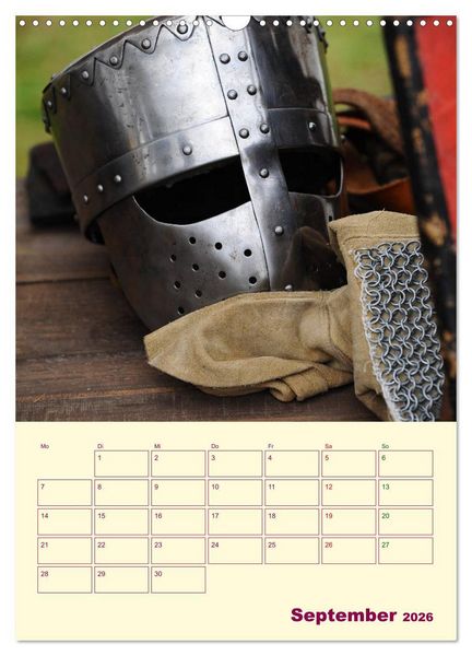 Produktbild: Spektakulum - Mittelalterliches Kalendarium (Wandkalender 2026 DIN A3 hoch), CALVENDO Monatskalender