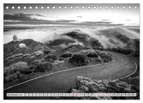 Produktbild: Monochrome Wonders (Tischkalender 2026 DIN A5 quer), CALVENDO Monatskalender