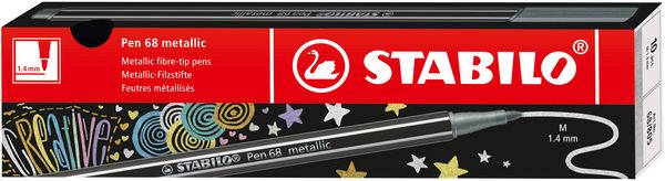Produktbild: STABILO Filzstift Pen 68 metallic