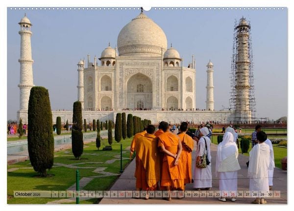 Produktbild: Eine Reise durch Rajasthan (hochwertiger Premium Wandkalender 2026 DIN A2 quer), Kunstdruck in Hochglanz