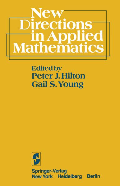 Produktbild: New Directions in Applied Mathematics