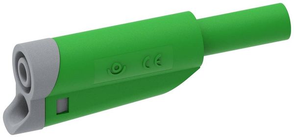 Produktbild: Electro PJP 1076-CD1-V Laborstecker Stecker, gerade Stift-&Oslash;: 4mm Gr&uuml;n 1St.