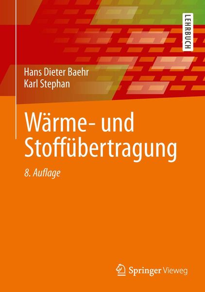 Produktbild: W&auml;rme- und Stoff&uuml;bertragung