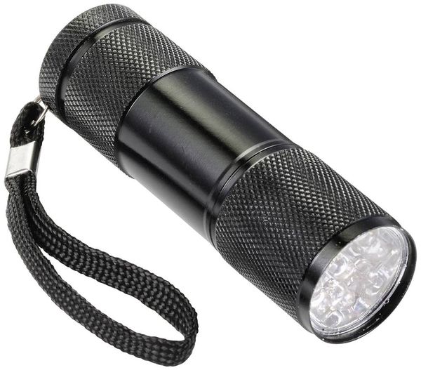 Produktbild: UV-LED Handlampe mit Handschlaufe batteriebetrieben 36g