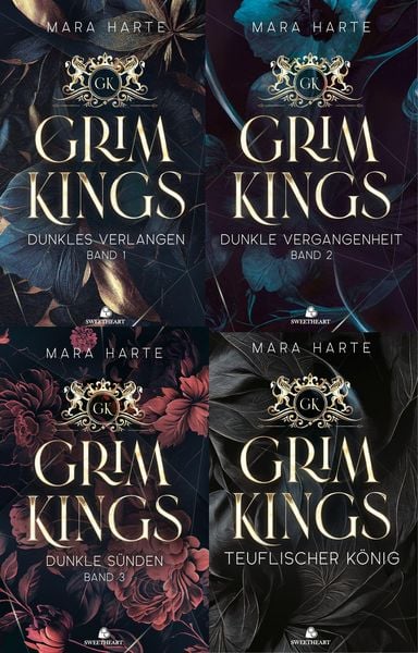 Produktbild: Grim-Kings-Mafia-Romance-Sammelband: Dunkle K&ouml;nige, Dunkle Vergangenheit, Dunkle S&uuml;nden, Teuflischer K&ouml;nig