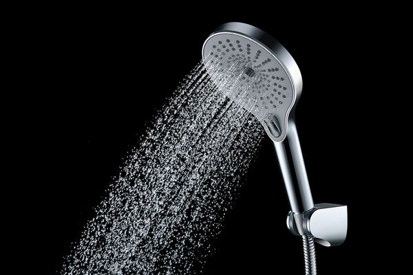Produktbild: Duschkopf Mod. Ultimate Shower Chrom/Wei&szlig;, &Oslash; 13 cm