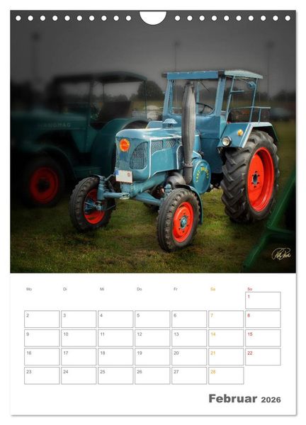 Produktbild: Oldtimer - mein Trecker (Wandkalender 2026 DIN A4 hoch), CALVENDO Monatskalender