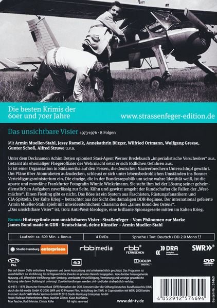 Produktbild: Stra&szlig;enfeger 12 - Das unsichtbare Visier/Folge 01-08 [4 DVDs]