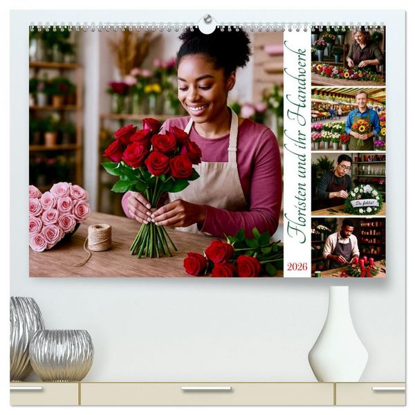 Produktbild: Floristen und ihr Handwerk (hochwertiger Premium Wandkalender 2026 DIN A2 quer), Kunstdruck in Hochglanz