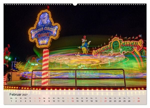 Produktbild: Lichterzauber auf dem Hamburger Dom (Wandkalender 2027 DIN A2 quer), CALVENDO Monatskalender