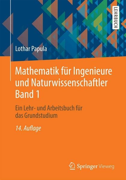 Produktbild: Mathematik f&uuml;r Ingenieure und Naturwissenschaftler Band 1