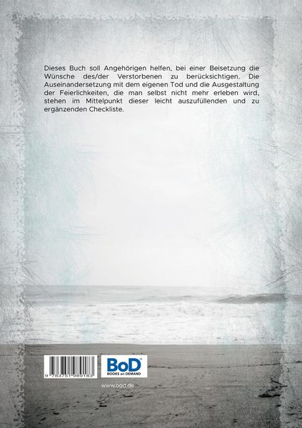 Produktbild: Meine Beisetzung