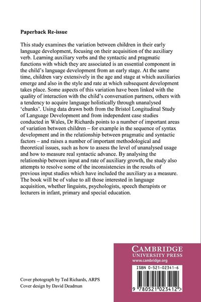 Produktbild: Language Development and Individual Differences