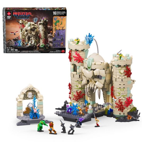 Produktbild: Mattel - Brick Shop Masters of the Universe&trade; Battle Of Castle Grayskul