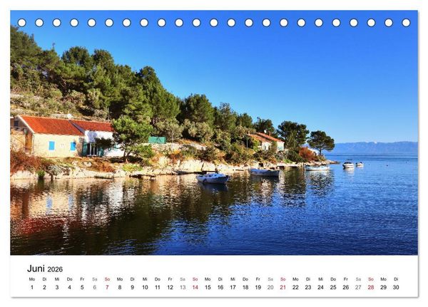 Produktbild: Kroatiens Inselzauber, Losinj (Tischkalender 2026 DIN A5 quer), CALVENDO Monatskalender