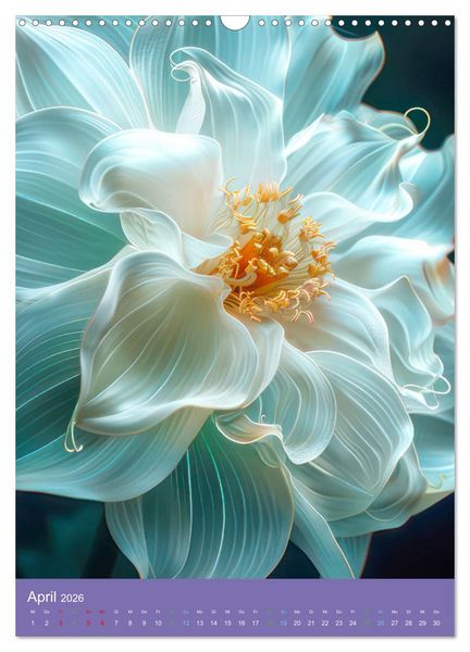 Produktbild: Blumen der Fantasie (Wandkalender 2026 DIN A3 hoch), CALVENDO Monatskalender