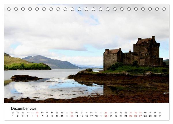 Produktbild: Western Highlands - Schottland (Tischkalender 2026 DIN A5 quer), CALVENDO Monatskalender