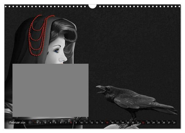 Produktbild: Rot wie die Liebe by Mausopardia (Wandkalender 2026 DIN A3 quer), CALVENDO Monatskalender