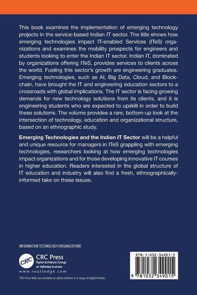 Produktbild: Emerging Technologies and the Indian IT Sector