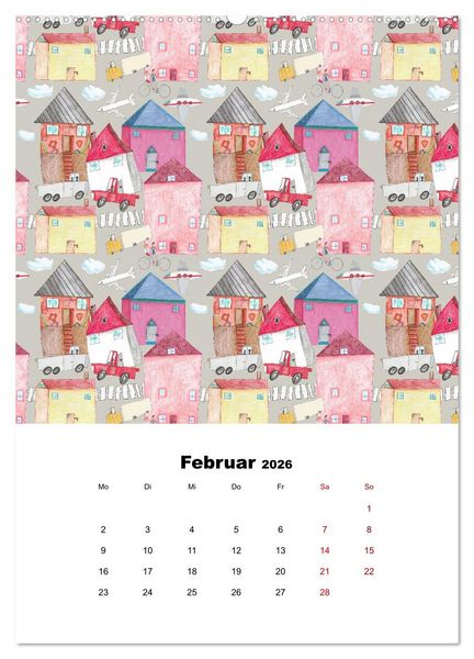 Produktbild: MUSTERMACKE (Wandkalender 2026 DIN A2 hoch), CALVENDO Monatskalender