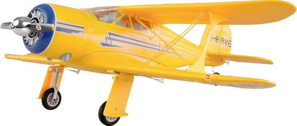 Amewi AMXFlight Beech D17s Gelb RC Motorflugmodell RtR 550mm