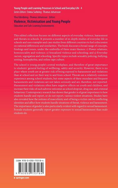 Produktbild: Violence, Victimisation and Young People