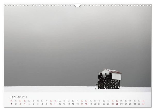 Produktbild: St. Peter-Ording durch die Jahreszeiten (Wandkalender 2026 DIN A3 quer), CALVENDO Monatskalender