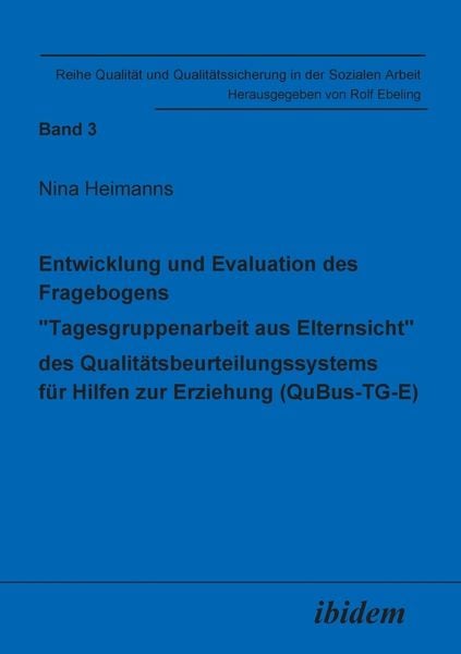 Produktbild: Heimanns, N: Entwicklung und Evaluation des Fragebogens &iquest;Tag