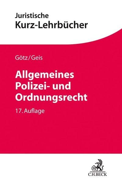 Produktbild: Allgemeines Polizei- und Ordnungsrecht