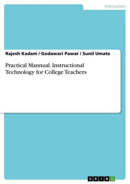 Produktbild: Practical Mannual. Instructional Technology for College Teachers