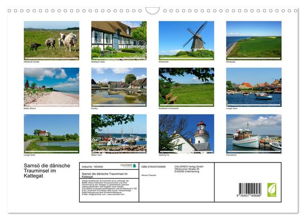 Produktbild: Sams&ouml; die d&auml;nische Trauminsel im Kattegat (Wandkalender 2026 DIN A3 quer), CALVENDO Monatskalender