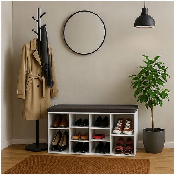 HTI-Living Schuhbank Katja1 L Weiß Schuhbank Katja1 L Weiß