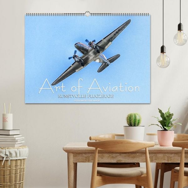Produktbild: Art of Aviation - Kunstvolle Flugzeuge (Wandkalender 2026 DIN A2 quer), CALVENDO Monatskalender