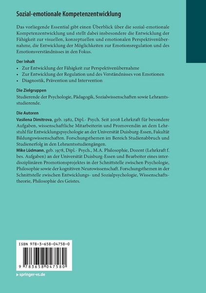 Produktbild: Sozial-emotionale Kompetenzentwicklung