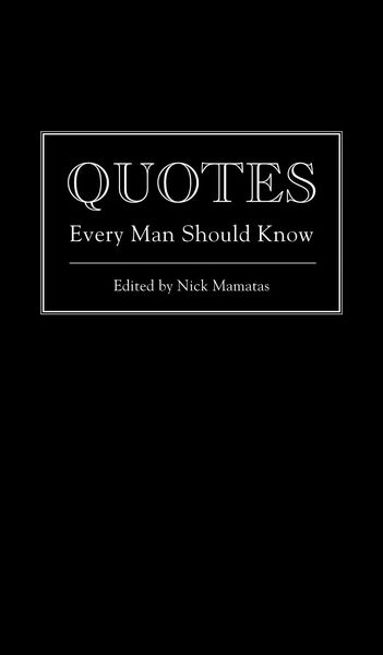 Produktbild: Quotes Every Man Should Know