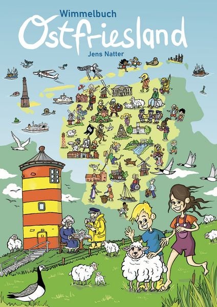 Wimmelbuch Ostfriesland, Gebundene Ausgabe von Jens Natter, Ellert & Richter Verlag, 9783831909117