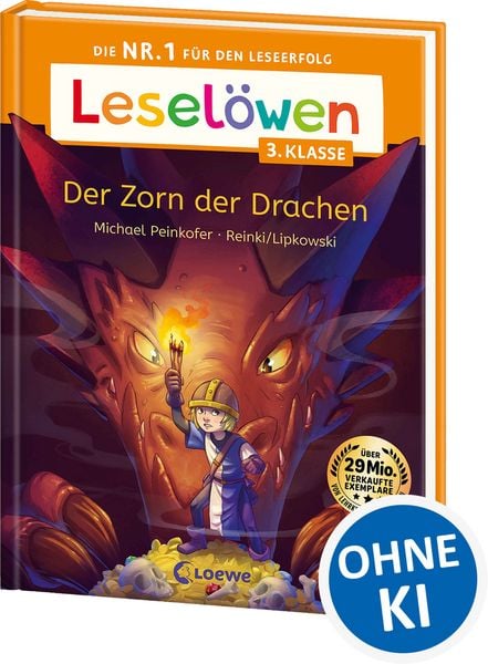 Produktbild: Lesel&ouml;wen 3. Klasse - Der Zorn der Drachen