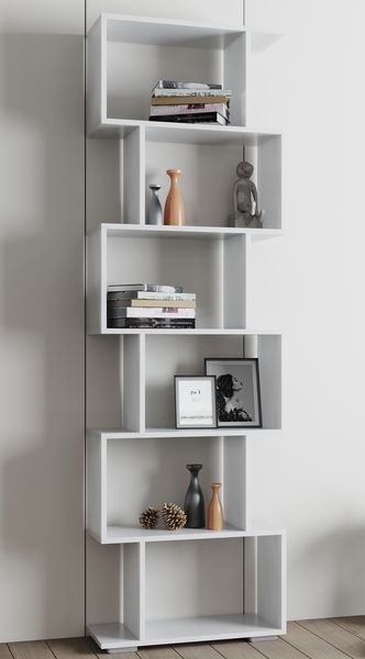 Produktbild: Holz Raumteiler Stand Regal Deko B&uuml;cher Palusa L