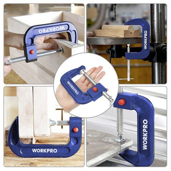 Produktbild: WorkPro WP232024 Schnellspanner Spann-Weite (max.):150mm Ausladungs-Ma&szlig;e:150mm