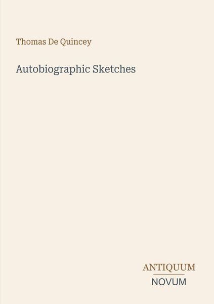 Produktbild: Autobiographic Sketches