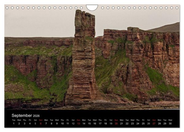 Produktbild: The Mainland Orkney - Scotland's Islands (Wall Calendar 2026 DIN A4 landscape), CALVENDO 12 Month Wall Calendar