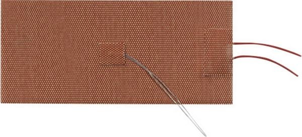 Produktbild: Thermo TECH Silikon Heizfolie selbstklebend 24 V/DC, 24 V/AC 200 W Schutzart IPX7 (L x B) 200 mm x 100 mm