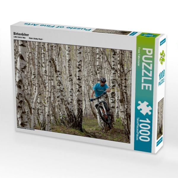 Produktbild: CALVENDO Puzzle Birkenbiker | 1000 Teile Lege-Gr&ouml;&szlig;e 64x48cm Foto-Puzzle f&uuml;r gl&uuml;ckliche Stunden